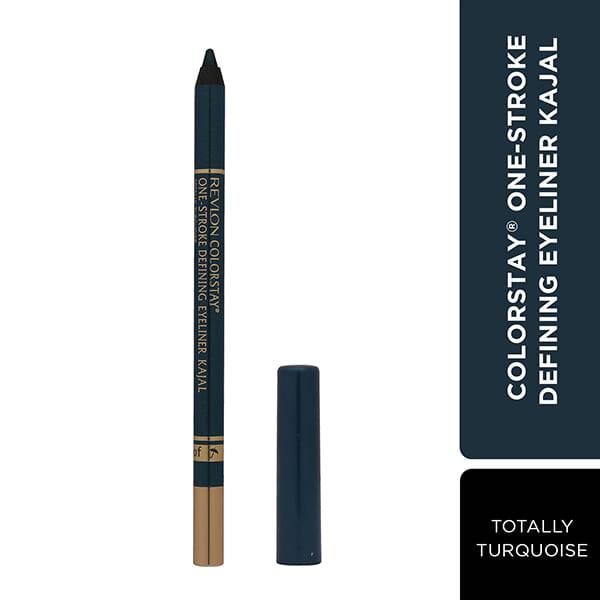 Netmeds | New Revlon One-Stroke Defining Eyeliner Kajal - Totally Turquoise 1.2 Gm