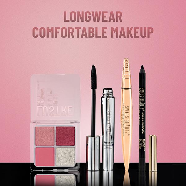 Swiss Beauty Lustre Eyeshadow Palette, Shade- Rose N Petals 5 gm - Eye Shadow Palettes