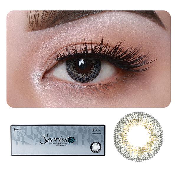 Netmeds | O-Lens Secriss 1Day Coloured Contact Lenses- Natural Grey ( 0.00 ) 1's