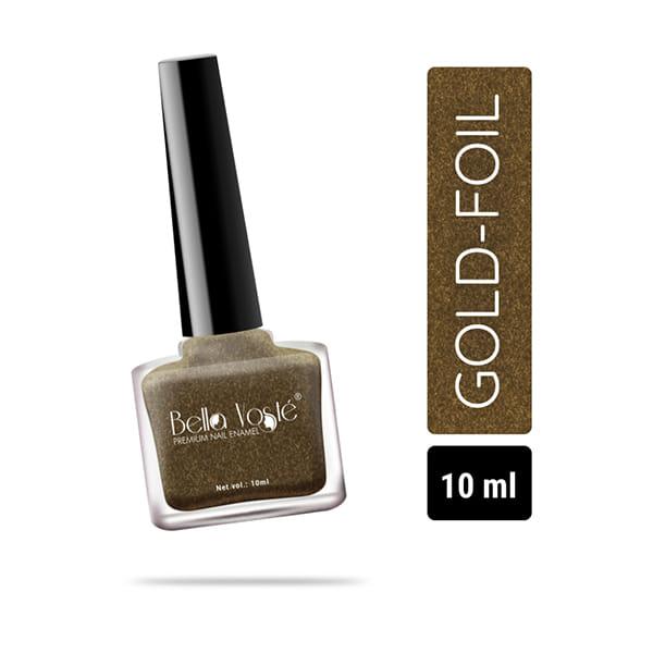Bella Voste Gold-Foil Nail Paints Shade 334 10 Ml - Nail Polish
