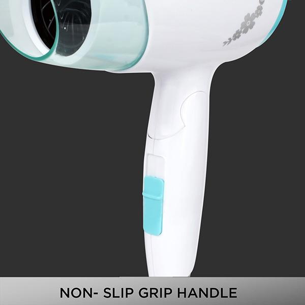 Vega Insta Look 1400 Watts Foldable Hair Dryer with Cool Shot Button and 3 Heat, Speed Settings VHDH-23 493 gm - Hair Dryers