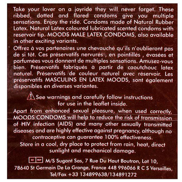 Moods Silver Condoms - Joyride 12's - Plain/Flavoured Condoms