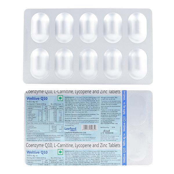 WELTIVE Q 10 Tablet 10's - Supplements-Sup