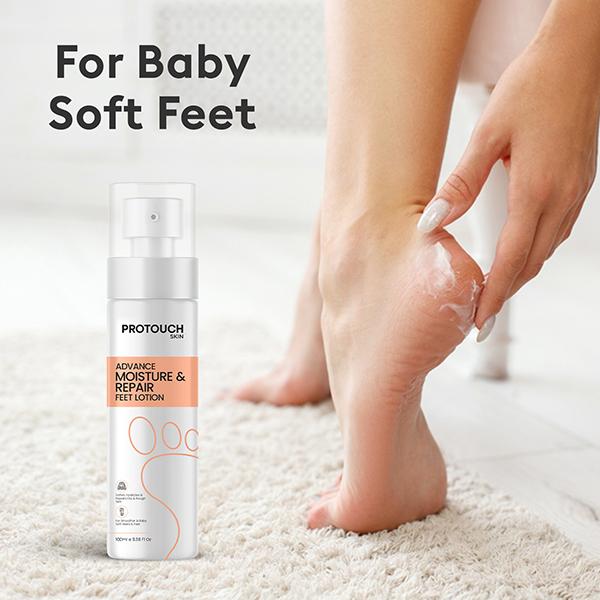 Protouch Advance Moisture and Repair Feet Lotion, Deeply Hydrating and Moisturizing Lotion Spray 100 ml - Foot Creams & Lotions
