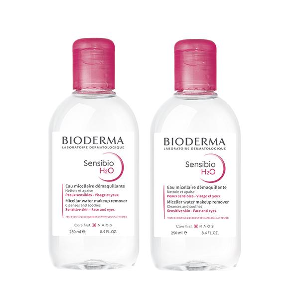 Netmeds | Bioderma Sensibio H2O Micellar Water Makeup Remover (Pack of 2 x 250 ml)