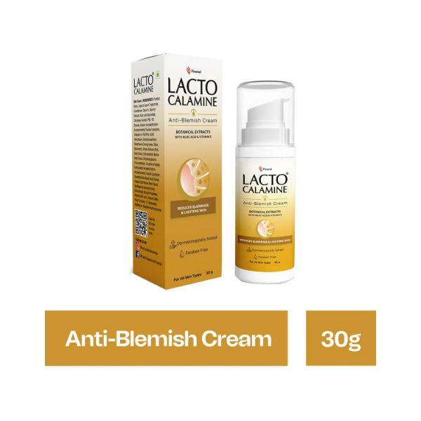 Netmeds | Lacto Calamine Anti Blemish cream for pigmentation & blemish removal & brighten skin tone. 30gm 1's