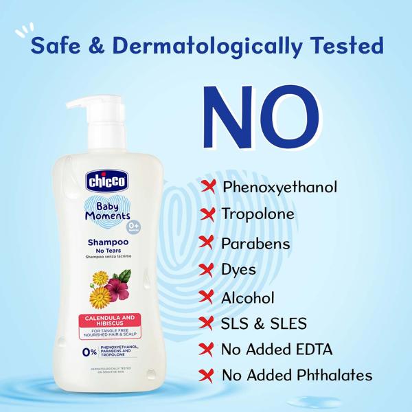 Chicco Baby Moments Shampoo 200 ml - Baby Shampoo