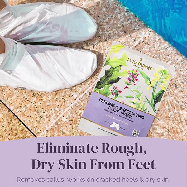 Luxa Derme Peeling & Exfoliating Foot Mask 40 ml - Foot Creams & Lotions