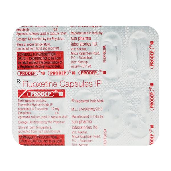 Prodep 10mg Capsule 10'S - Depression-Ant