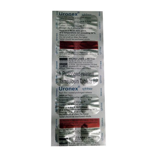 URONEX Tablet 10's - Bladder And Prostate Disorders-Dru