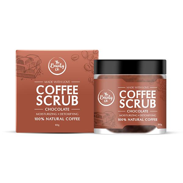 The Beauty Co. Chocolate Coffee Body Scrub, 100 gm - Face Scrubs