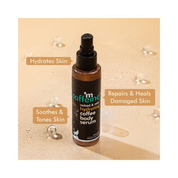 mCaffeine Hydrating Coffee Body Serum With Hyaluronic Acid Ultralight Formula 110 ml - Lotions & Creams