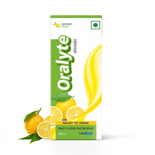 ORALYTE TETRA PACK LEMON FLAVOUR Liquid 200ml