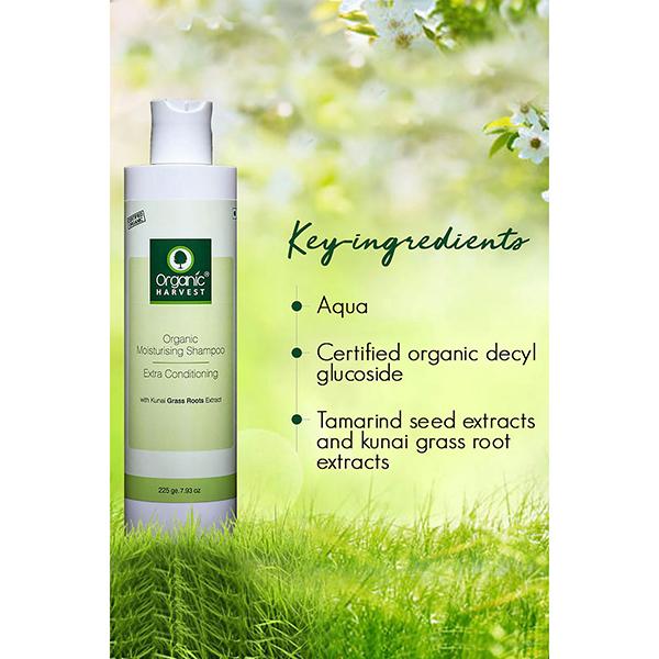 Organic Harvest Organic Extra Conditioning Moisturising Shampoo 225 gm - Shampoos