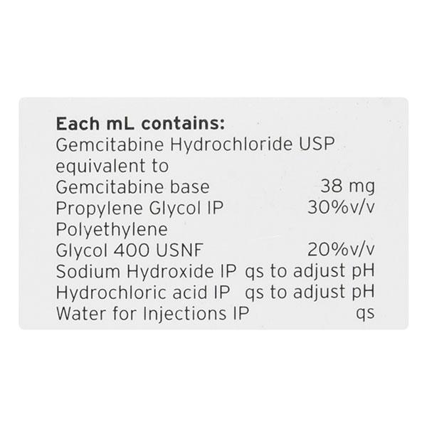 Gemita 200mg Injection 1's - Cancer Oncology-Cyt