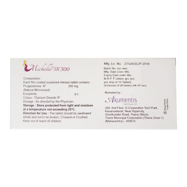 Michelle SR 300mg Tablet 10'S - Hormonal Therapy-Oes