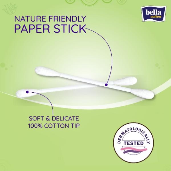 Bella Paper Cotton Buds Jar 100's - Cotton Buds & Balls