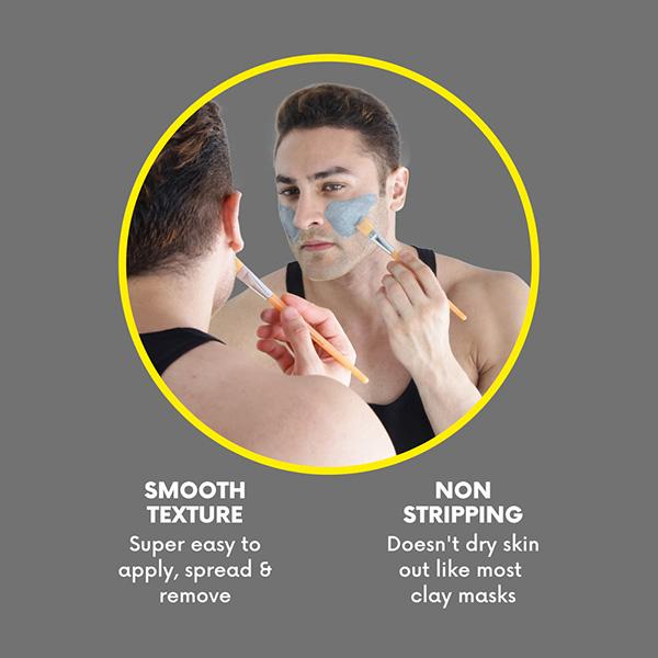 Nature Trail Charcoal Therapy Face Mask with Kaolin and Bentonite clay for Deep Cleansing and Brightening 120 gm - Masks & Peels