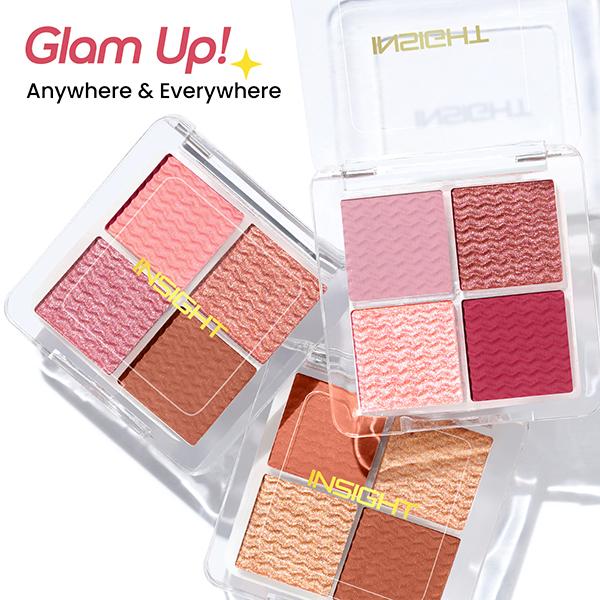 Insight Cosmetics Ready Set Glam Eyeshadow Palette Festive Fusion 11 gm - Eye Shadow Palettes