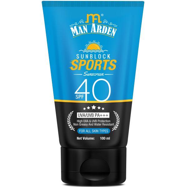 Netmeds | Man Arden Sunblock Sports Sunscreen (SPF 40 UVA/UVB PA+++) 100 ml