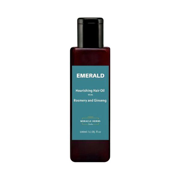 Miracle Herbs EMERALD Nourishing hair oil with rosmery and ginseng 100 ml - Massage Oils