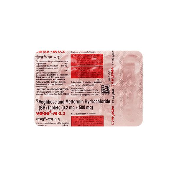Vogs M 0.2mg Tablet 10'S - Diabetes-Ant