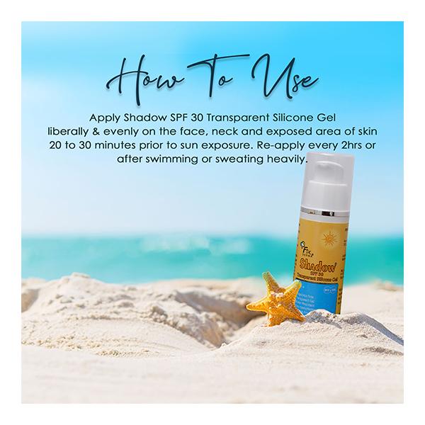 Fixderma Shadow SPF 30 Transparent Silicone Gel 30 gm - Night Cream