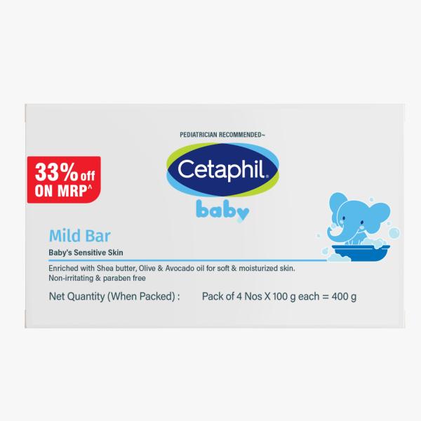 Netmeds | Cetaphil Baby Mild Bar - (4x100gm) 4's