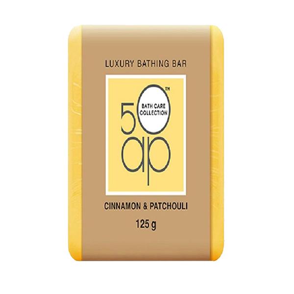 Netmeds | 50 AP Luxury Bathing Bar - Cinnamon & Patchouili 125 gm