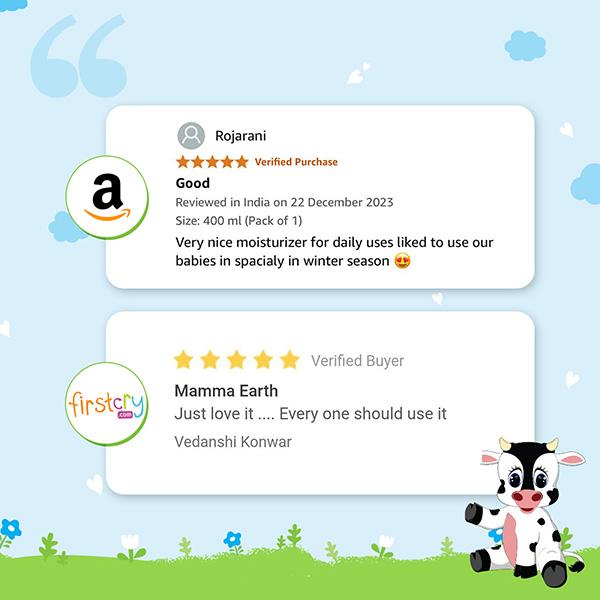 Mamaearth Milky Soft Body Lotion for Babies with Oats, Milk & Calendula 200 ml - Creams, Lotions & Oils