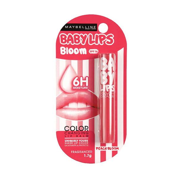 Maybelline New York Baby Lips Color Changing Lip Balm, Peach Bloom 1.8 Gm - Lip Balms
