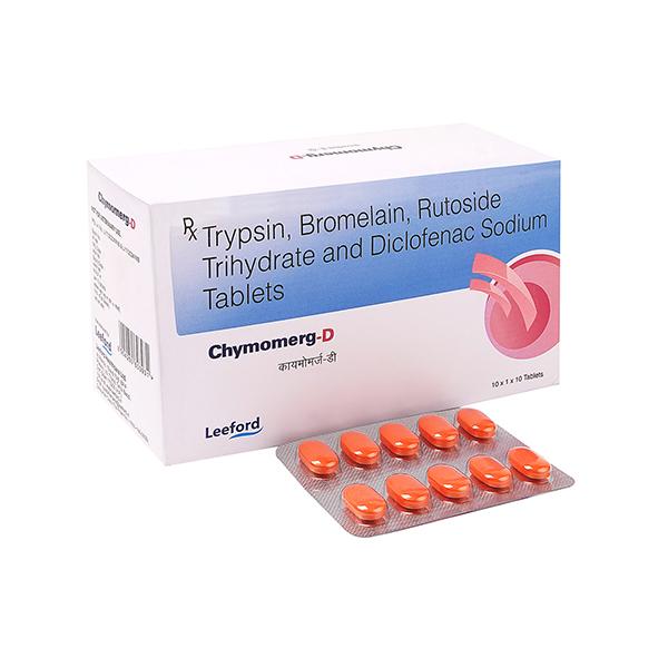 CHYMOMERG D Tablet 10's - Pain relief-Ant