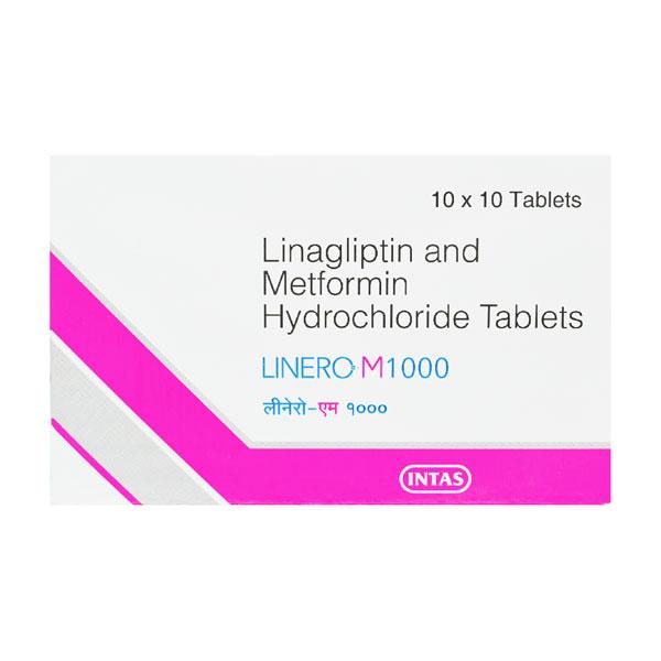 LINERO M 1000 Tablet 10's - Diabetes-Ant