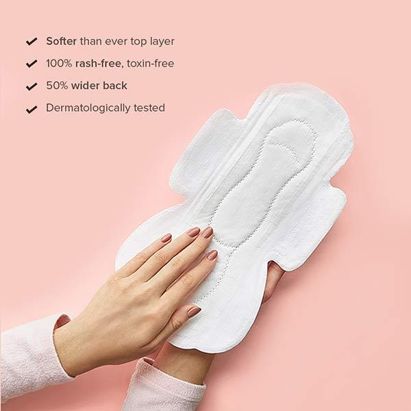 Nua Ultra Thin Rash Free Sanitary Pads (R) 12's - Sanitary Napkins