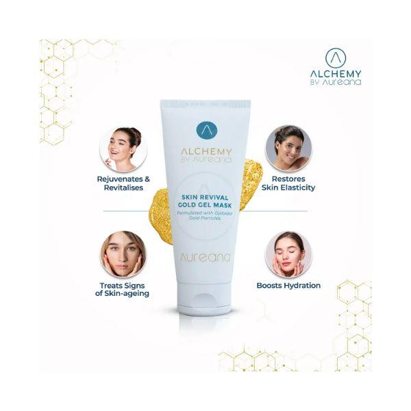 Alchemy By Aureana Skin Revival Gold Gel Mask 50 gm - Skin-Treatment