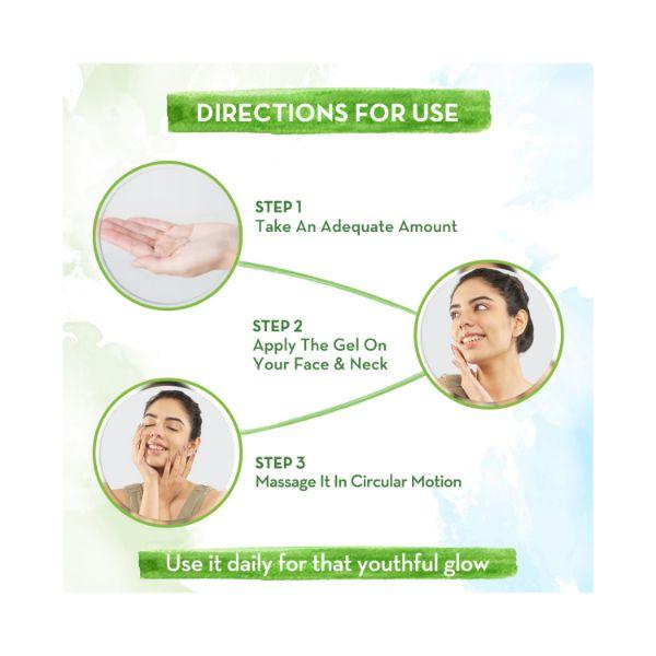 Mamaearth Aloe Ashwagandha Gel with Aloe Vera & Ashwagandha for a Youthful Glow 300ml - Face Moisturizers