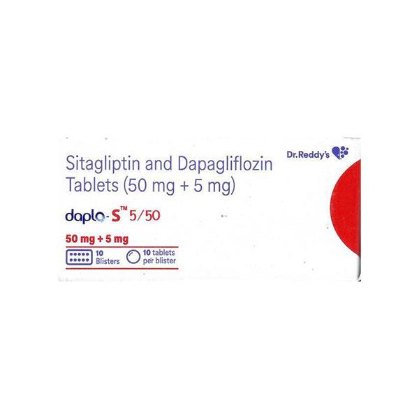 DAPLO S 5/50 Tablet 10's - Diabetes-Ant