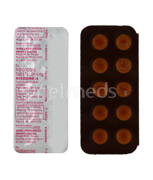 Risdone 4mg Tablet 10'S - Schizophrenia-Aps