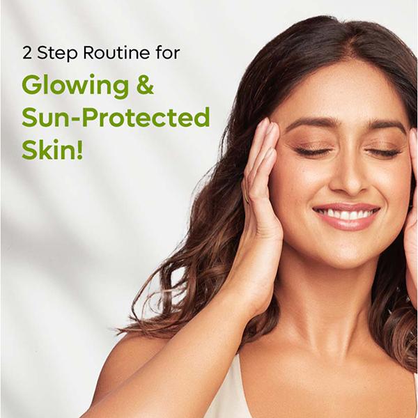 Mcaffeine Glow & Protect Essentials, Green Tea Face Serum 20ml, Green Tea Sunscreen Lotion 50ml 1's - Face Serum