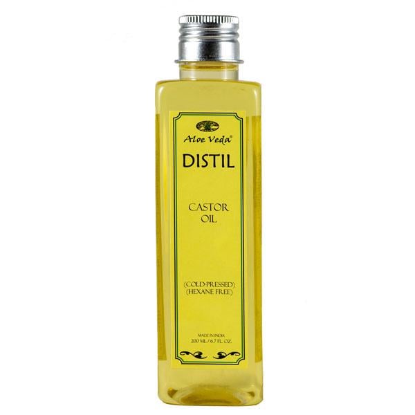 Netmeds | Aloe Veda Distil Cold Pressed Castor Oil (Hexane Free) 200 ml