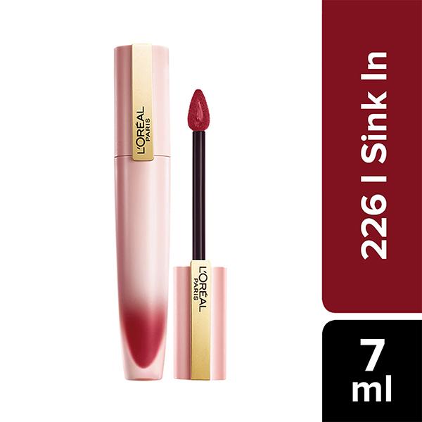 Netmeds | L'Oreal Paris Chiffon Signature Liquid Lipstick, 226 Sink In 7 ml