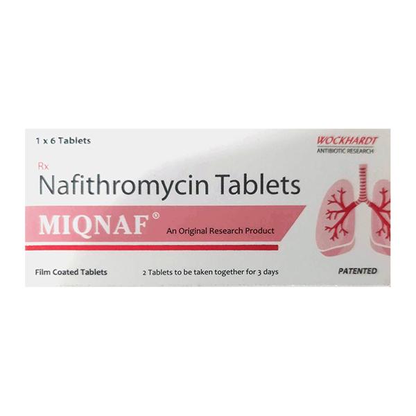 MIQNAF Tablet 6's - Bacterial Infections-Mac