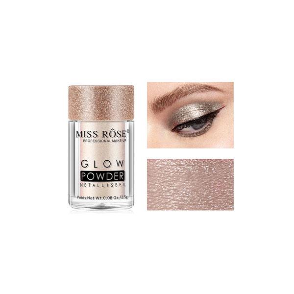 Miss Rose Pigment Eyeshadow Glow Powder Metalises 7001 - 010M14 2.5 gm - Eyeshadow, Bases & Primers