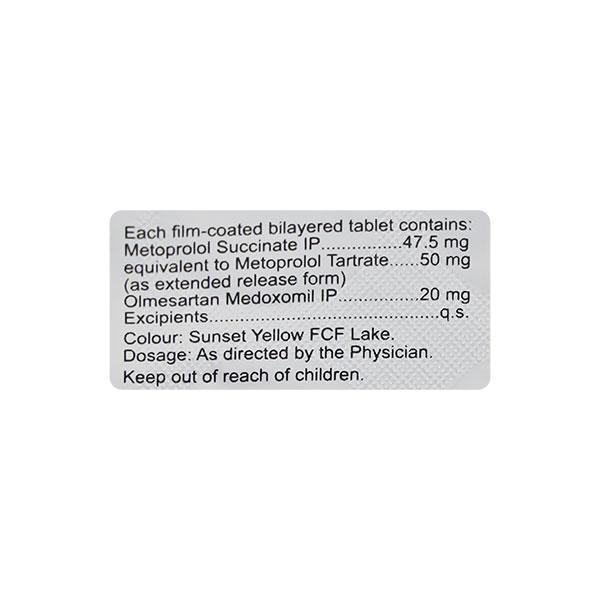 Olkem Beta 50mg Tablet 10'S - Hypertension-Ang