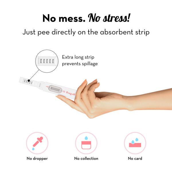 Plush Preg Oh Midstream Pregnancy Test Kit 1's - Intimate Care