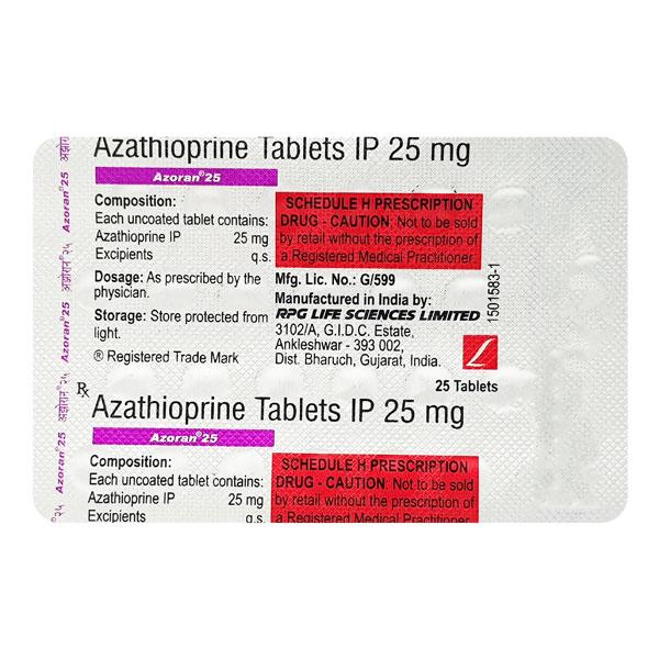 Azoran 25mg Tablet 25'S - Auto Immune Disease-Imm