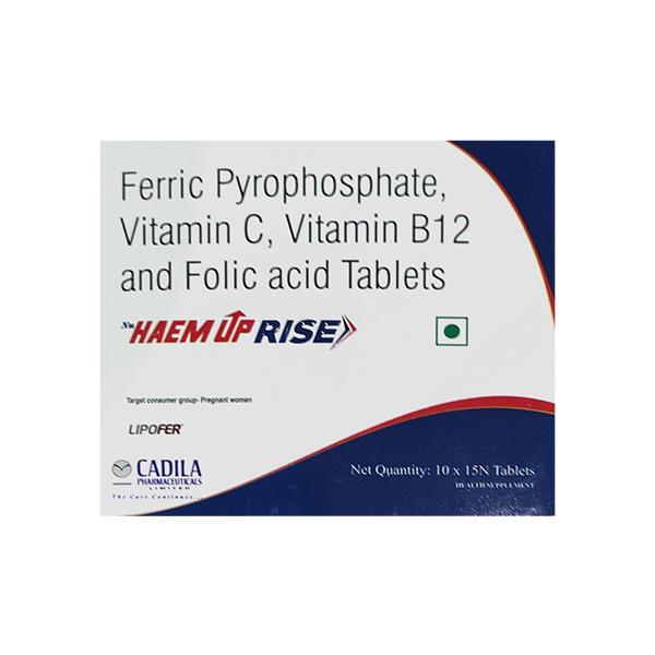 NU HAEM UP RISE Tablet 15's - Anaemia-VMA