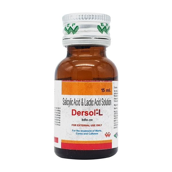 Dersol L Solution 15ml - Warts/Calluses/Other Skin Lesion-Ker