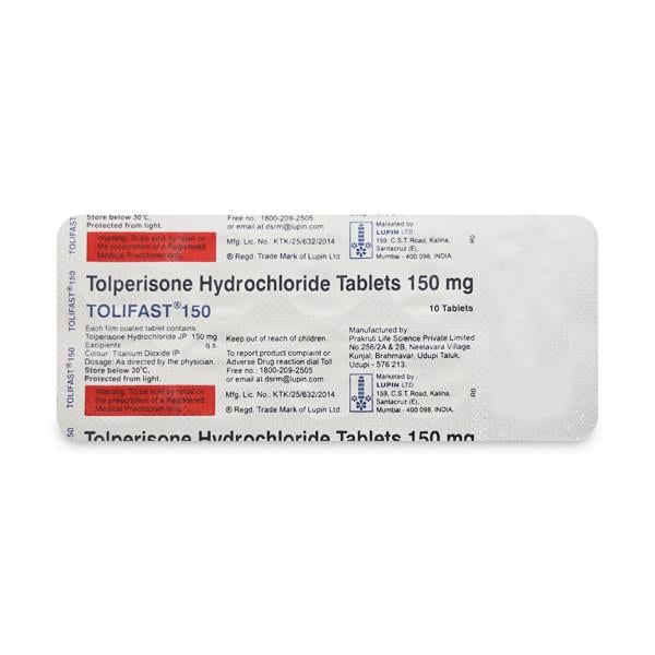 Netmeds | Tolifast 150mg Tablet 10'S
