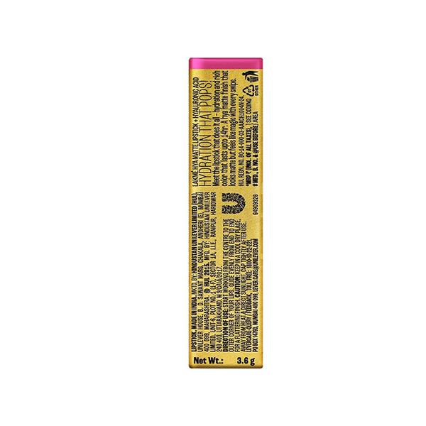 Lakme 9To5 Hya Matte Lipstick Follow Up Fuschia 3.6 gm - Lipsticks